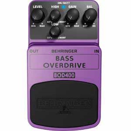 Efectos para Bajo BEHRINGER PEDAL BEHRINGER BOD400 BASS OVERDRIVE V...