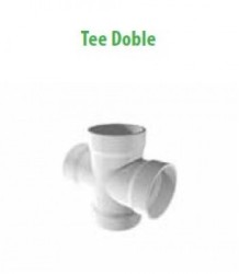 TEE DBL PVC SAN CEM 110 922083 AMANCO