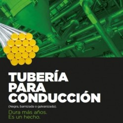 TUBO&AC NEGRO C40 C/R 25MM-6.40MT TUNA