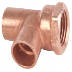 TEE COBRE R/LADO 32 MM 113-32 NACOBRE