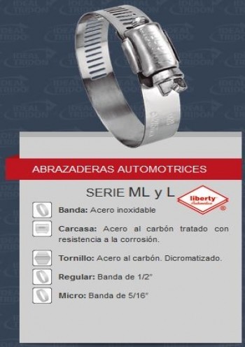 ABRAZ SINFIN AC INOX L-20 3/4X1-3/4" LIBERTY