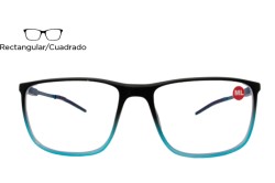 Lente Oftálmico Guca GUCASP2004D62 Azul degradado