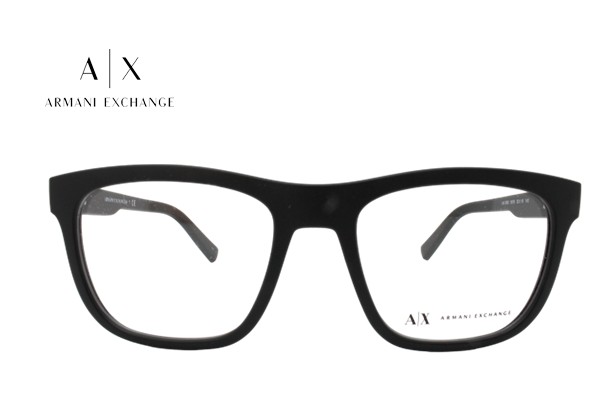 Lente Oftálmico marca Armani Exchange AX3050 Negro mate