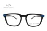 Lente Oftálmico marca Armani Exchange AX3081 Negro con azul mate