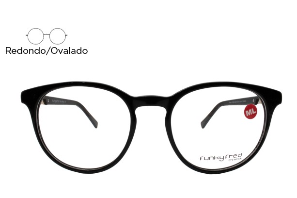Lente Oftálmico Funky Fred Eyewear A5018145BLACK Negro