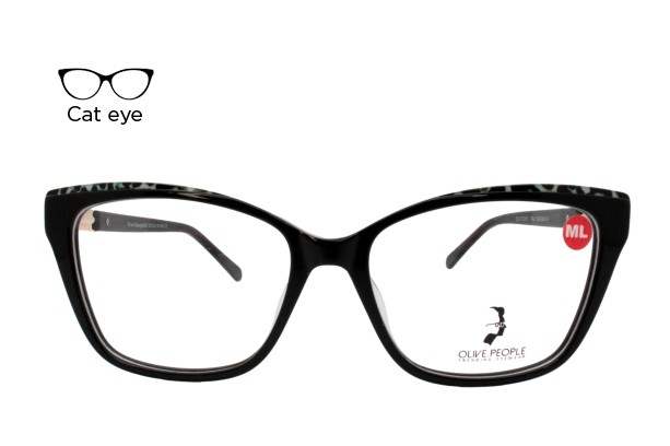 Lente Oftálmico Olive People 006C2 Negro