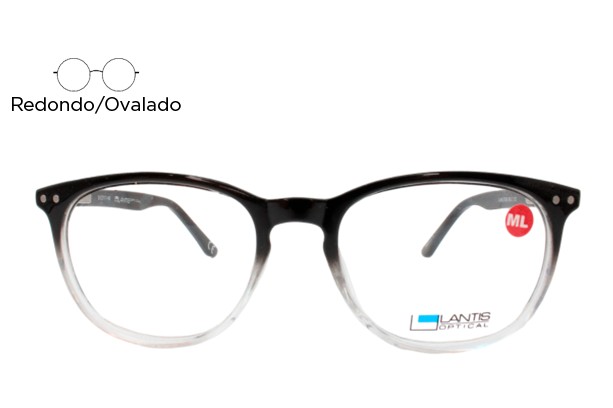 Lente Oftálmico Lantis Optical LANL7038BLCCS Negro degradado