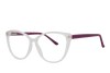 Lente Oftálmico Rowan 2023020 Transparente con morado