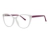 Lente Oftálmico Rowan 2023020 Transparente con morado