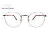Lente Oftálmico Olive People ROUND009 Tinto con plata