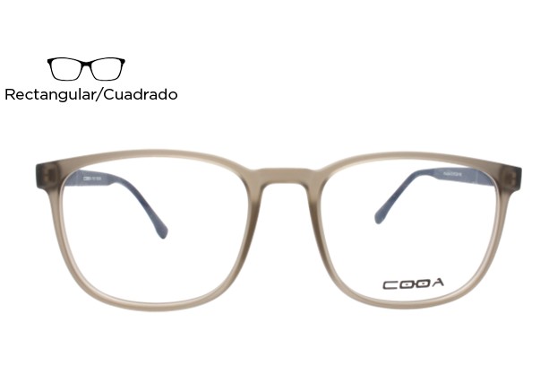 Lente Oftálmico Cooa COA3044 Café con azul mate