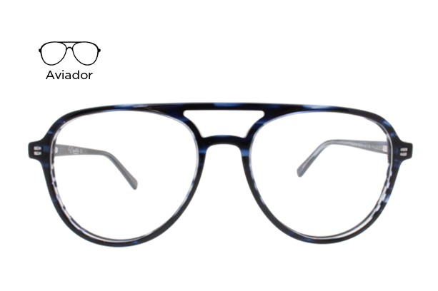 Lente Oftálmico Dignity Eyewear XH22053 Azul carey