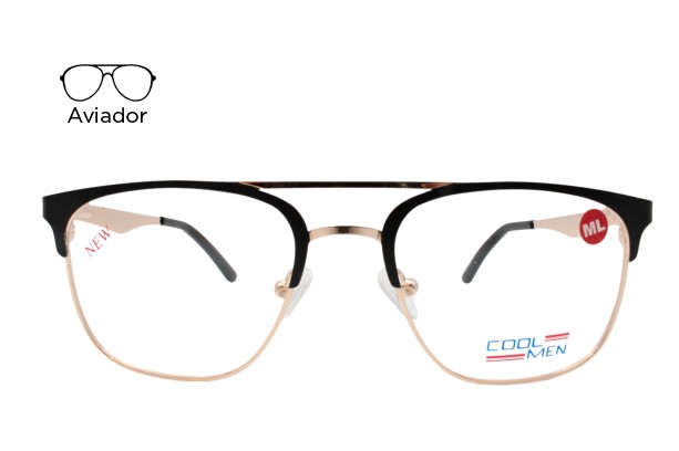 Lente Oftálmico Cool Men CM212004 Dorado