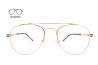 Lente Oftálmico Visual Eyewear VS195016 Dorado con negro