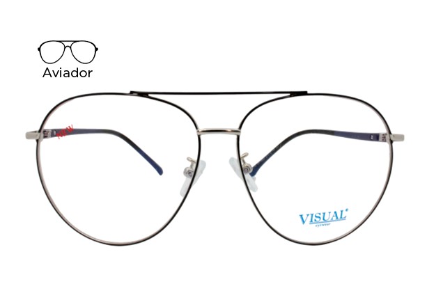 Lente Oftálmico Visual Eyewear VS19003C2 Negro