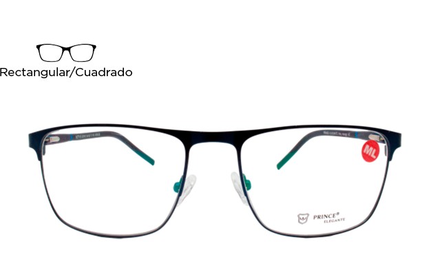 Lente Oftálmico Prince Elegante ACTIVE201M Azul mate