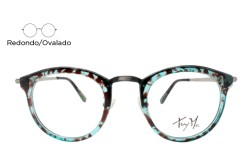 Lente Oftálmico Try Me TR90COL008 Azul carey