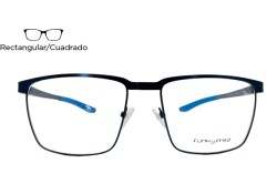 Lente Oftálmico Funky Fred Eyewear FF009D61 Negro con azul