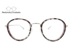 Lente Oftálmico Miss Moe MOEA9018TRS Morado carey con plata