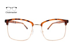 Lente Oftálmico Wharton W9071 Carey con dorado