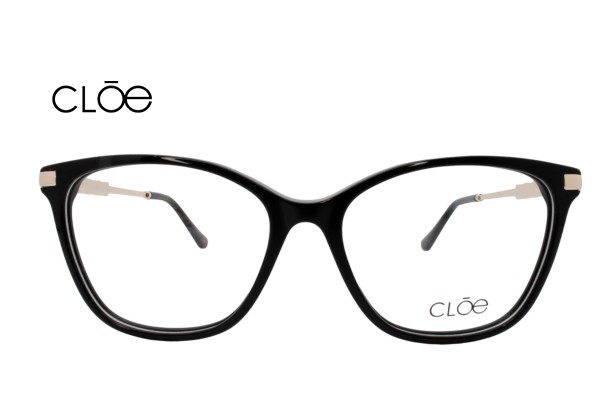 Lente Oftálmico marca Cloe VLE304080BLK Negro con dorado