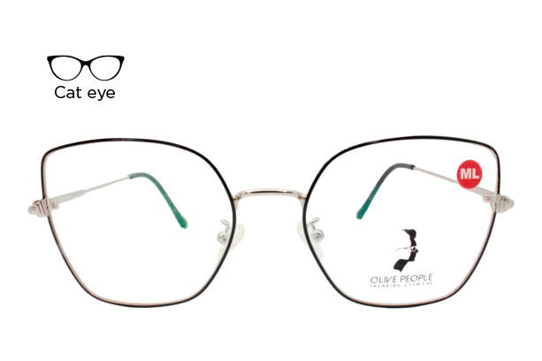 Lente Oftálmico Olive People 9006TR146C2 Negro