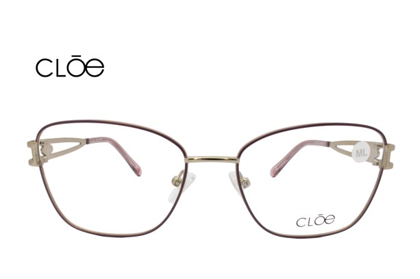 Lente Oftálmico marca Cloe VLE321900PUR Purpura con dorado