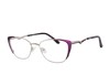 Lente Oftálmico Miss Moe 1001D Morado con plata
