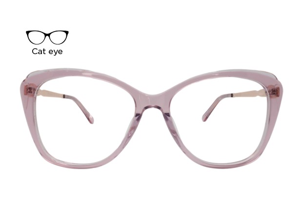 Lente Oftálmico Rosse Lo DM2076 Rosa con dorado