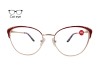 Lente Oftálmico Nikitana Eyewear NK9849FC3 Dorado con rojo