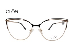 Lente Oftálmico marca Cloe VLE303960BLK Negro con dorado