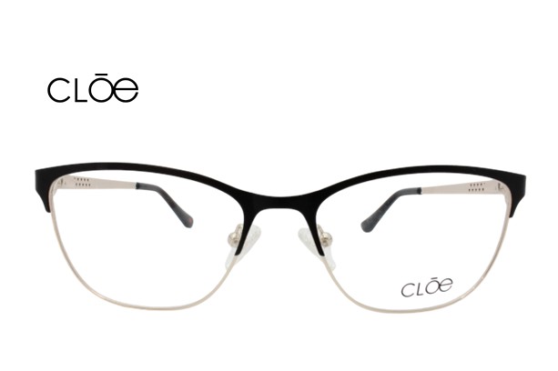 Lente Oftálmico marca Cloe VLE303980BLK Negro con plata