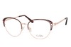 Lente Oftálmico marca Cloe VLE311440RED Rojo con dorado