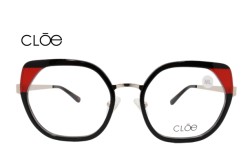 Lente Oftálmico marca Cloe VLE321770BLK Negro con rojo
