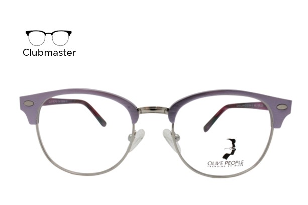 Lente Oftálmico Olive People 012LPLURSLV Morado con plata