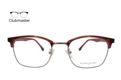 Lente Oftálmico Funky Fred Eyewear A2218F Rojo con plata