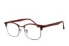 Lente Oftálmico Funky Fred Eyewear A2218F Rojo con plata