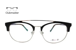 Lente Oftálmico Miss Moe A9012TR Negro con plata
