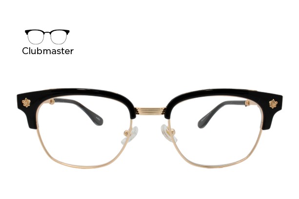 Lente Oftálmico Marina Eyewear PG2052C1 Negro con dorado