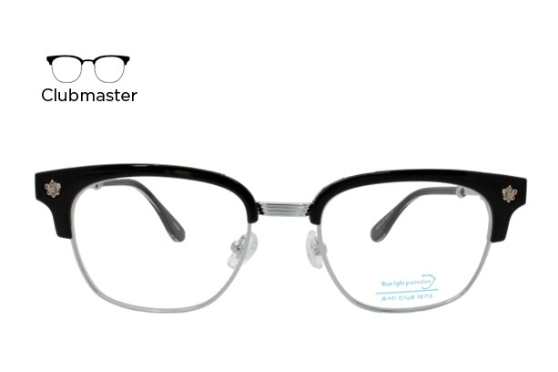 Lente Oftálmico Marina Eyewear PG2052C2 Negro con plata