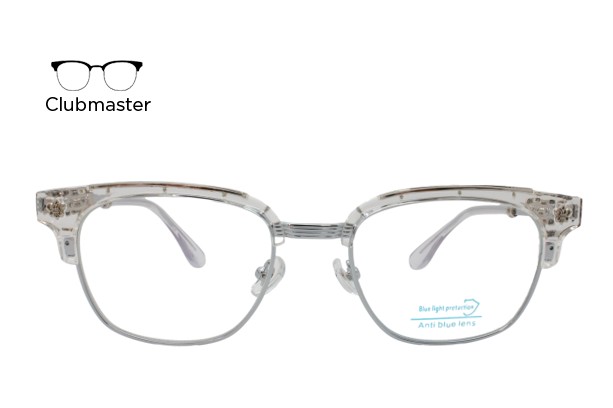 Lente Oftálmico Marina Eyewear PG52C6 Transparente con plata