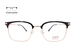 Lente Oftálmico Defile Eyewear D2017TJ Negro con dorado