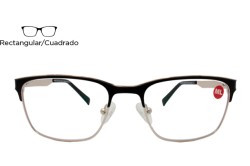 Lente Oftálmico Noah NOAH.7002.BLK.GOLD Dorado con negro