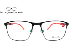 Lente Oftálmico Prince Elegante ACTIVE203MGUN Negro mate