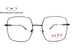 Lente Oftálmico Alex Eyewear F348D57 Negro