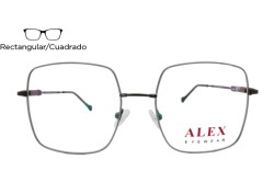 Lente Oftálmico Alex Eyewear F348 Plata