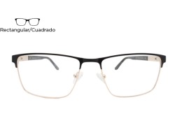 Lente Oftálmico Funky Fred Eyewear 2003M Dorado con negro