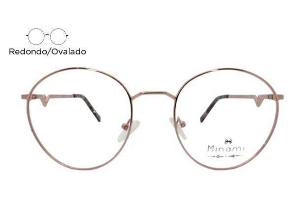 Lente Oftálmico Minami CO009 Dorado