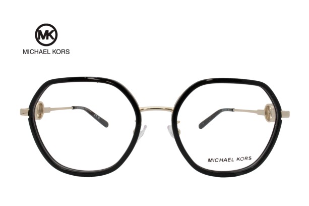 Lente Oftálmico marca Michael Kors MK3057 Negro con dorado