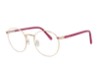 Lente Oftálmico Olive People ROUND009 Rosa con dorado